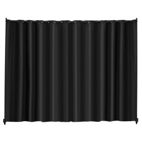Room Divider, Portable Panel Room Divider with Wheels Curtain Divider Stand, Freestanding Room Divider Privacy Screen for Office, Bedroom, Dining