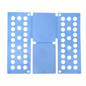 1pc, Creative Plastic Shirt Folding Board - Perfect for Lazy People - Quickly Fold Clothes at Home and Travel - Adult PP Accessory Helper (size: 18.9*15.75inch Blue(Child))