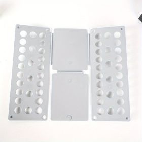 1pc, Creative Plastic Shirt Folding Board - Perfect for Lazy People - Quickly Fold Clothes at Home and Travel - Adult PP Accessory Helper (size: 18.9*15.75inch Grey(Child))
