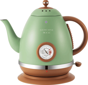apPSE303 1500W Electric kettle instrument type dial thermometer kettle electric kettle 1.5L gooseneck coffee teapot 360 degree rotating base separa (PSE303: PSE303b)